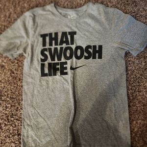 The Nike Tee 'That Swoosh Life' Mens Size Large Dri Fit